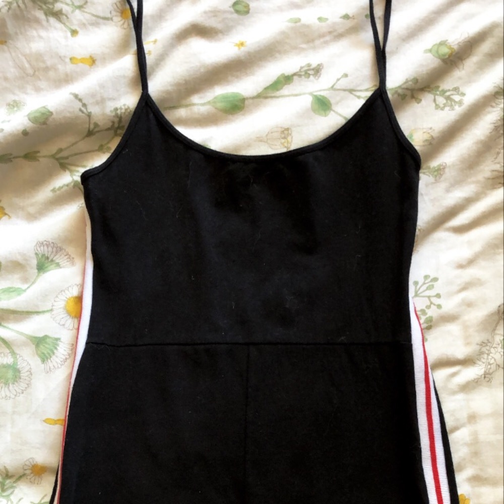 Cotton Brandy Melville fitted dress in black